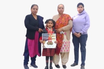 St Soldier News: सेंट सोल्जर की छात्रा चार्वी ने अंतरराष्ट्रीय स्तर पर चमकाया नाम