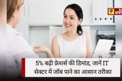 ग्रेजुएट हैं और नौकरी की तलाश? 5% बढ़ी फ्रेशर्स की डिमांड, जानें IT सेक्टर में जॉब पाने का आसान तरीका