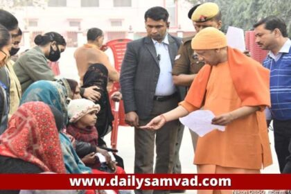 CM Yogi Listens to Grievances During Janta Darshan