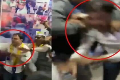 AAP MLA Thrashed: AAP के विधायक को लोगों ने दौड़ा-दौड़ाकर पीटा, देखें VIDEO