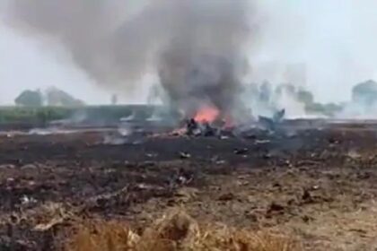 पंजाब के नवांशहर में एयरफोर्स का मिग-29 लड़ाकू विमान क्रैश