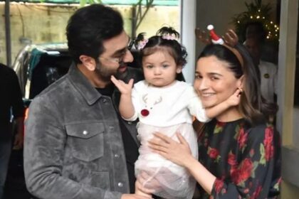 Alia-Ranbir Daughter: क्रिसमस के मौके पर रणबीर-आलिया ने दिखाई अपनी प्यारी बेटी राहा की पहली झलक