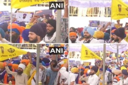 श्री हरमंदिर साहिब में भिंडरावाले के पोस्टर के साथ खालिस्तान के नारे लगे, अमृतसर में सुरक्षा व्यवस्था कड़ी