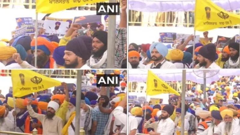 श्री हरमंदिर साहिब में भिंडरावाले के पोस्टर के साथ खालिस्तान के नारे लगे, अमृतसर में सुरक्षा व्यवस्था कड़ी