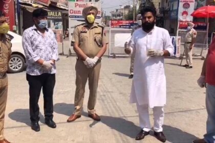 युवा नेता अरविंद मिश्रा ने पंजाब पुलिस के SI हरजीत सिंह को किया सैल्यूट, 51,000 रुपए का दिया योगदान