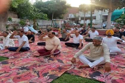International Yoga Day: ‘चाय पर चर्चा’ कार्यक्रम में अश्वनी शर्मा ने गणमान्य लोगों से की पंजाब की राजनीति व मौजूदा हालातों पर चर्चा