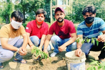 सर्वोपरि मन्दिर प्रबंधक कमेटी द्वारा पर्यावरण शुद्धि के लिए किया पोधा रोपण : बोबिन शर्मा