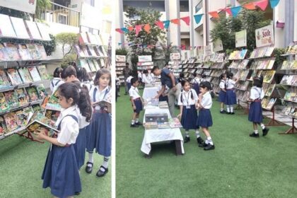 Innocent Hearts: इनोसेंट हार्ट्स में बुक फेयर का आयोजन : छात्रों ने खरीदी मनपसंद पुस्तकें