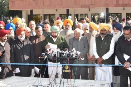 जल संकट पर पंजाब की सभी सियासी पार्टियां एकमत, CM अमरिंदर सिंह के मीटिंग में उठी ये मांग
