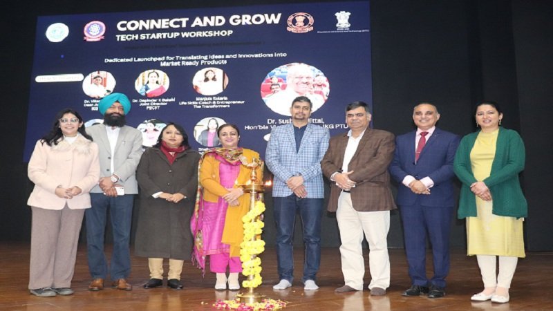 IKGPTU News: पी.टी.यू ने पी.एस.सी.एस.टी के सहयोग से "कनेक्ट एंड ग्रो" टेक स्टार्टअप कार्यशाला की आयोजित