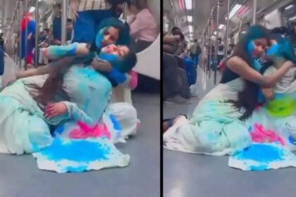 Delhi Metro Viral Video: दिल्ली मेट्रो में लड़कियों ने खेली 'अश्लील' होली, वीडियो देख भड़के लोग