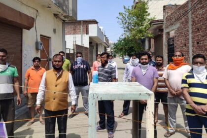 वार्ड-16 में भारत नगर की सभी गलियां सील, प्रधान जैला ने कहा - बाहरी व्यक्तियों की इंट्री बंद, कालोनी के लोगों को आऩे-जाने की छूट