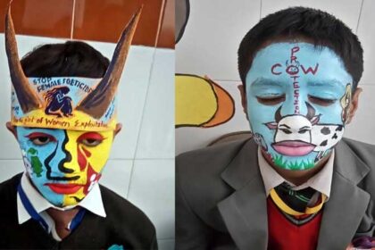 हिप्स हरियाणा में फेस पेंटिंग प्रतियोगिता, प्रथम स्थान पर डायमंड हाउस, दूसरे स्थान पर रहा पर्ल हाउस