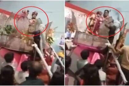 मंडप में घमासान: दुल्हन को वरमाला पहना रहा था दूल्हा, अचानक मां ने चप्पल से शुरू कर दी पिटाई