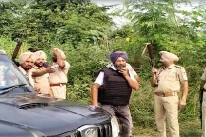 Gangster Encounter: पुलिस और गैंगस्टरों की मुठभेड़ में एक गैंगस्टर को लगी गोली