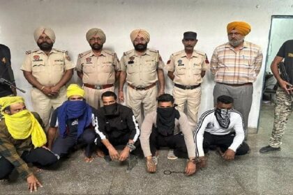 Encounter In Punjab: पंजाब पुलिस और गैंगेस्टरों के बीच मुठभेड़, एक को पैर में लगी गोली