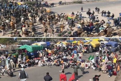 किसानों और पुलिस में झड़प, दिल्ली की ओर बढ़ रहे हैं किसान, केजरीवाल ने अस्थाई जेल की मांग ठुकराई