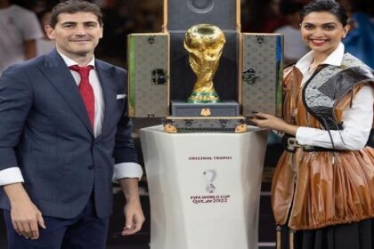 Deepika Padukone FIFA: दीपिका पादुकोण ने किया FIFA वर्ल्ड कप ट्रॉफी का इनॉगरेशन, ट्रॉफी लॉन्च करने वाली बनीं पहली भारतीय