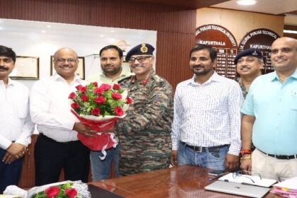 IKGPTU: आई.के.जी पी.टी.यू में चल रहे 10 दिवसीय एन.सी.सी कैंप में पहुंचे ब्रिगेडियर अजय तिवारी