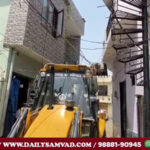 illegal construction of drug peddlers demolished in jalandhar