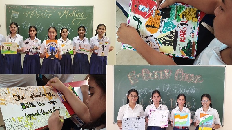 Kargil Vijay Diwas: इनोसेंट हार्ट्स के विद्यार्थियों द्वारा कारगिल विजय दिवस पर शहीदों को शत-शत नमन