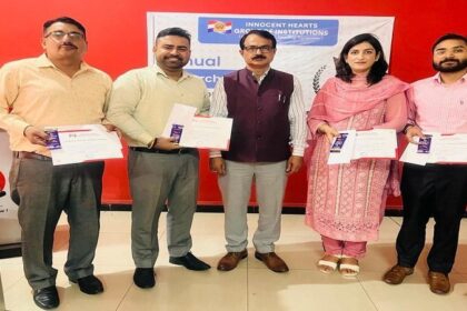 Innocent Hearts: इनोसेंट हार्ट्स ग्रुप ऑफ इंस्टीट्यूशंस में 'रिसर्च वर्क एप्रिसिएशन सेरेमनी' आयोजित