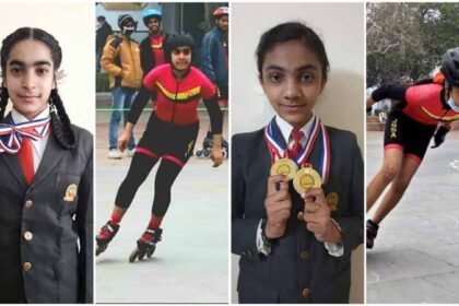 इनोसैंट हाट्र्स की हरगुन व एकमप्रीत ने जिला रोलर स्केटिंग में जीते स्वर्ण पदक, स्टेट के लिए चयनित