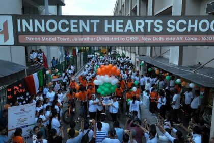 Innocent Hearts: इनोसेंट हार्ट्स देशभक्ति से ओतप्रोत : विद्यार्थियों ने साइक्लोथाॅन से दिया 'मेरी माटी, मेरा देश' का संदेश