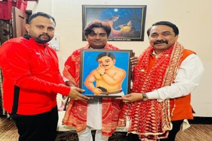 Jalandhar News: अमर शहीद चंदेरशेखर आजाद के पौत्र ने भाजपा महामंत्री अशोक सरीन हिक्की से की  मुलाकात