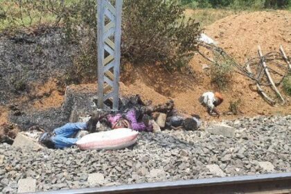 Accident News: बड़ा हादसा, रेलवे फाटक पर गिरी 25 हजार वोल्ट की तार, 5 लोगों की मौत