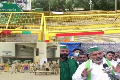 किसान आंदोलन: 200 से ज्यादा किसानों ने संसद को किया कूच, दिल्ली मेंं भारी पुलिस बल तैनात