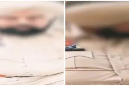 Punjab News: पंजाब पुलिस के कर्मचारी की शर्मनाक हरकत, वीडियो हो रहा वायरल