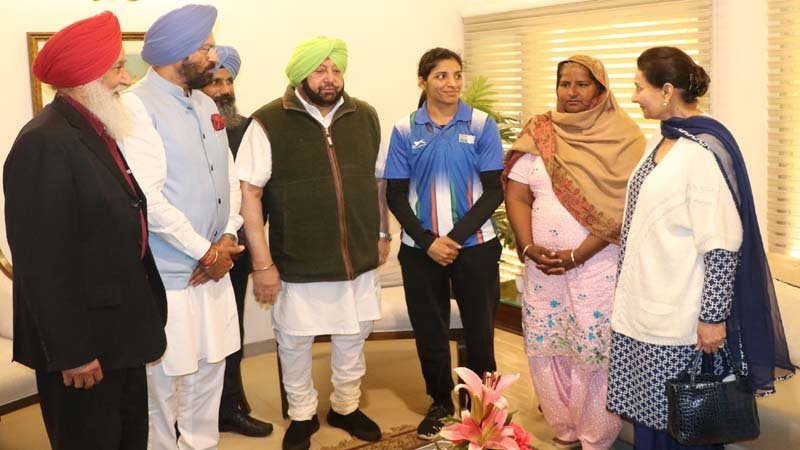 मुक्केबाज़ सिमरनजीत कौर को पाँच लाख रुपए का पुरुस्कार, CM अमरिंदर सिंह ने किया ऐलान