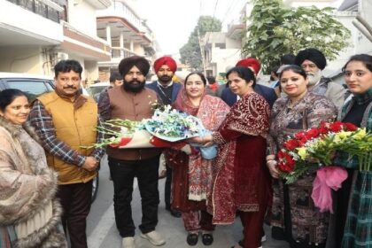 Jalandhar News: विधायक रमन अरोड़ा के निवास स्थान पहुँचे सी एम मान की बहन मनप्रीत कौर