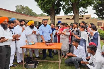 शिक्षा मंत्री मीत हेअर ने सरकारी सीनियर सेकंडरी स्कूल गढ़शंकर का किया दौरा, दिए सख्त आदेश