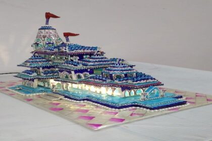 Ram Mandir: काशी के शिल्पकार ने सोने, चांदी और हीरे से बनाई श्रीराम मंदिर की अनुकृति
