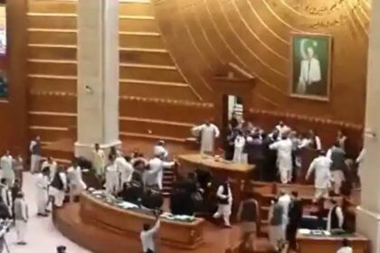 पाकिस्तान: पंजाब विधानसभा में चले लात-घूंसे, डिप्टी स्पीकर को पटक-पटक कर पीटा, बाल नोच डाले