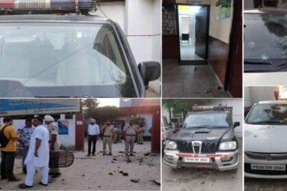 शाहकोट पुलिस थाने पर पथराव और मारपीट की VIDEO वायरल, देखें कैसे जंग का अखाड़ा बना पुलिस थाना