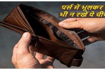 Vastu Tips – पर्स में भूलकर भी नहीं रखनी चाहिए ये चीजें, नहीं तो हो जायेंगे कंगाल ...