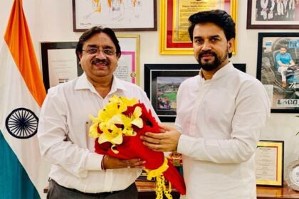 जालंधर के पूर्व मेयर राकेश राठौर ने केंद्रीय मंत्री अनुराग ठाकुर को दी बधाई, कहा- पंजाब में खेल को प्रमोट करने के लिए योजनाएं शुरू करें