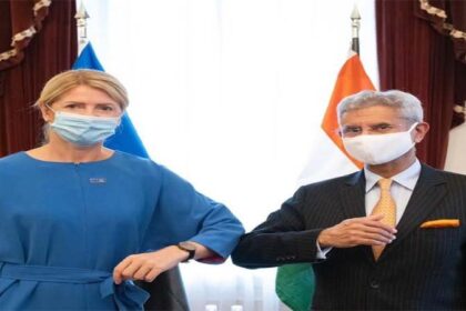 विदेश मंत्री जयशंकर ने एस्टोनिया की अपनी समकक्ष ईवा मारिया लीमेट्स से की मुलाकात