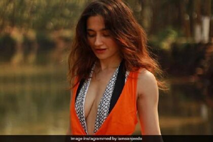 ओपन शर्ट के साथ ट्रांसपेरेंट ब्रालेट पहन कर Sanjeeda Shaikh ने करवाया शूट, बोल्डनेस देख फैंस के उड़े होश, VIDEO वायरल