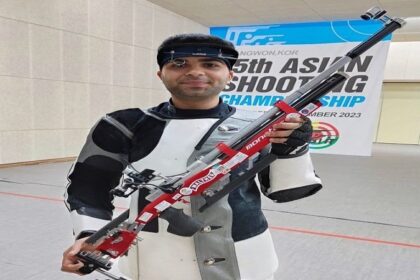 Punjab News: खेल मंत्री मीत हेयर ने ओलम्पिक कोटा हासिल करने वाले तीसरे पंजाबी निशानेबाज़ को दी बधाई