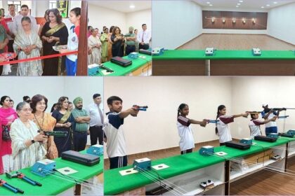 DIPS News: डिप्स स्कूल में शूटिंग रेंज का किया गया उद्घाटन