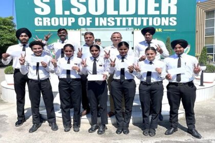 St. Soldier News: सेंट सोल्जर होटल मैनेजमेंट के 9 छात्रों का फेयर माउंट जयपुर में चयन