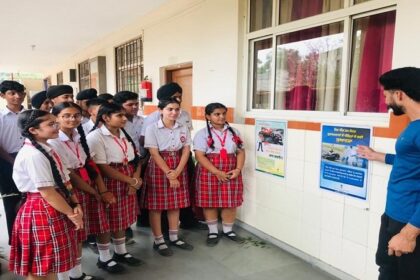 DIPS News: डिप्स में विद्यार्थियों को ट्रैफिक नियमों के बारे में दी जानकारी