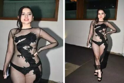 Urfi Javed: उर्फी जावेद ने पहनी ड्रैगन वाली जालीदार काली ड्रेस, ट्रोलर्स ने ऐसे किया ट्रोल