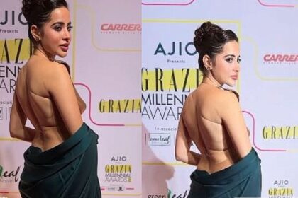 Urfi Javed Video: उर्फी जावेद का लेटेस्ट लुक देख उड़े लोगों के होश, ब्रेस्ट प्लेट पहने आईं नजर