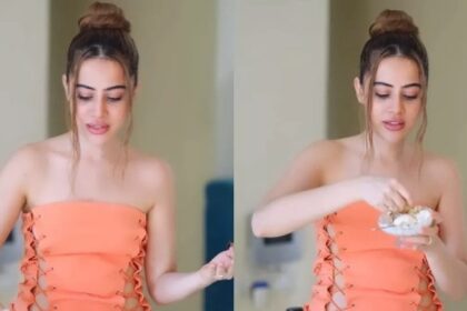 Urfi Javed Video: कपड़ों के बाद उर्फी ने आइस क्रीम से किया एक्सपेरिमेंट, लोगों ने पकड़ा माथा