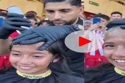 Viral Video: फ्री में iPhone 15 पाने के लिए लड़की ने कटवाए बाल, वीडियो जमकर हो रही वायरल, आप भी देखें